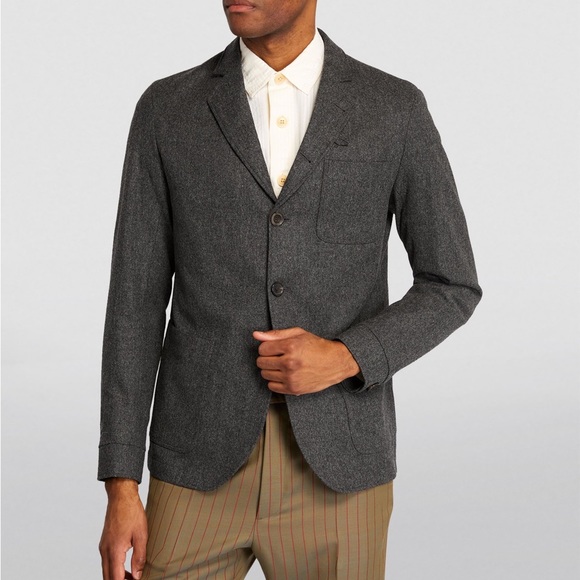 OLIVER SPENCER wool tweed blazer size 38 - Picture 1 of 14